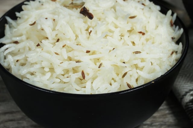 Delicious Jeera Rice prepared by COOX