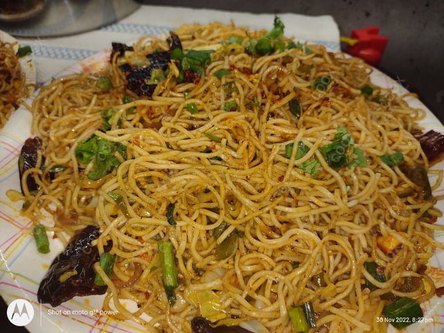 Delicious Chilli Garlic Noodles prepared by COOX