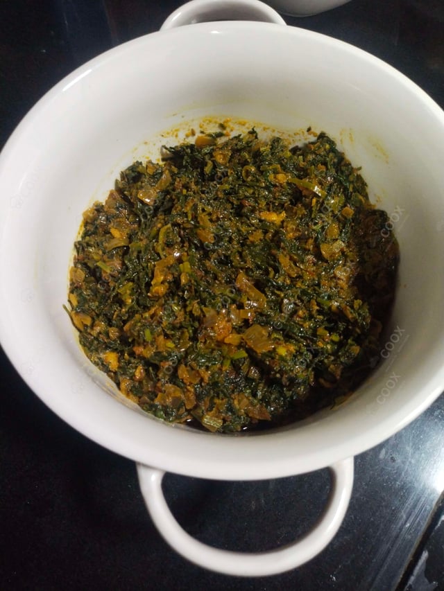 Delicious Sarso Ka Saag prepared by COOX