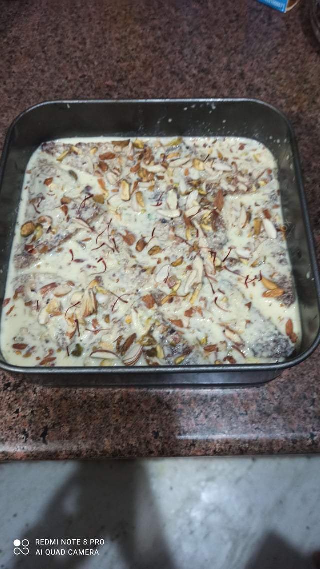 Delicious Shahi Tukda prepared by COOX