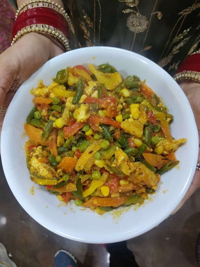 Delicious Veg Jalfrezi prepared by COOX