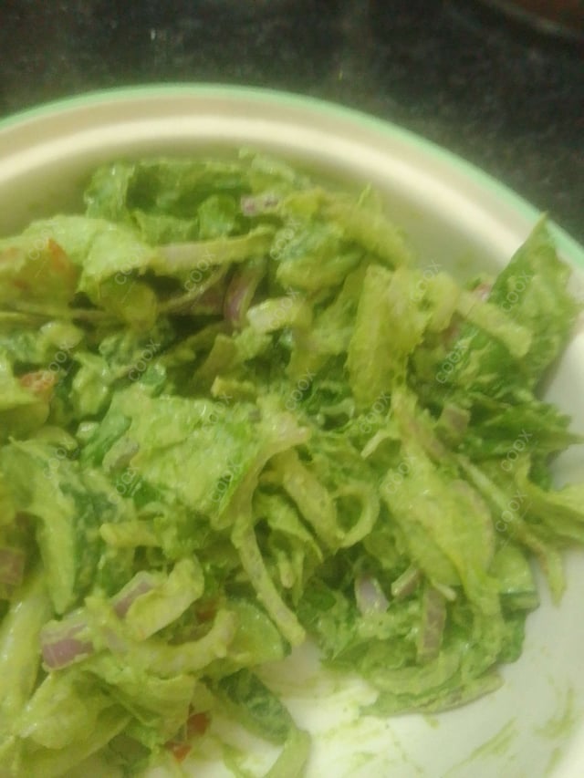 Delicious Lettuce Pesto Salad prepared by COOX