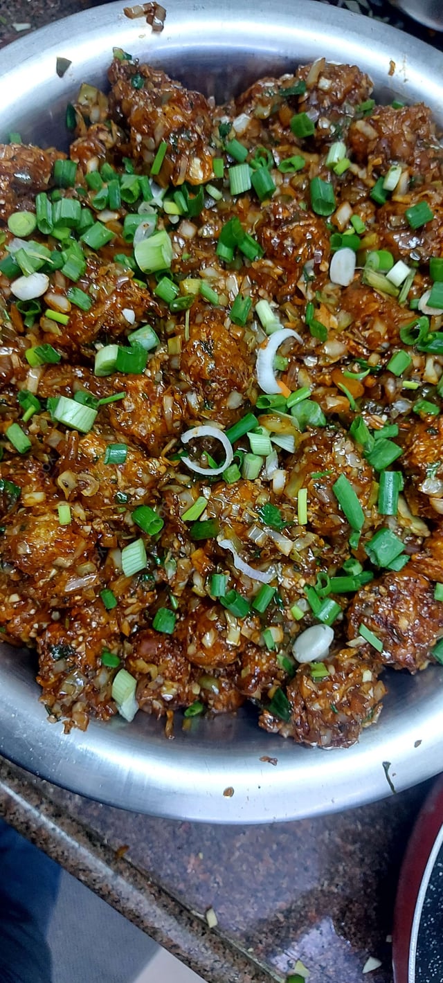 Delicious Veg Manchurian (Dry) prepared by COOX