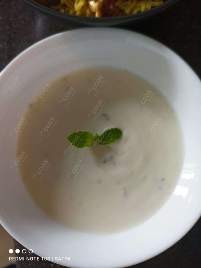 Delicious Plain Raita prepared by COOX