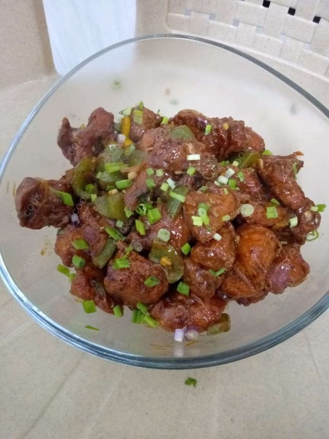 Delicious Chilly Chicken prepared by COOX