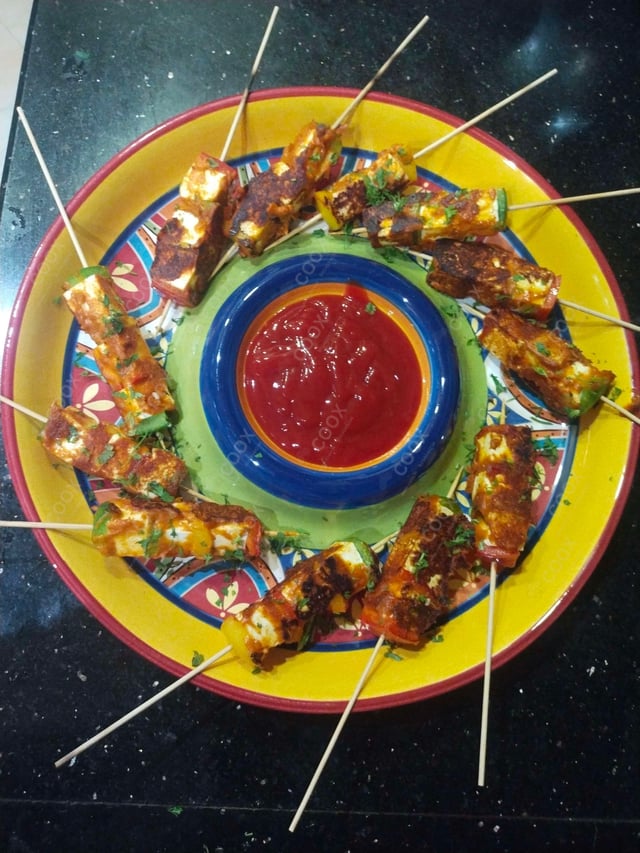 Delicious Thai Paneer Satay prepared by COOX