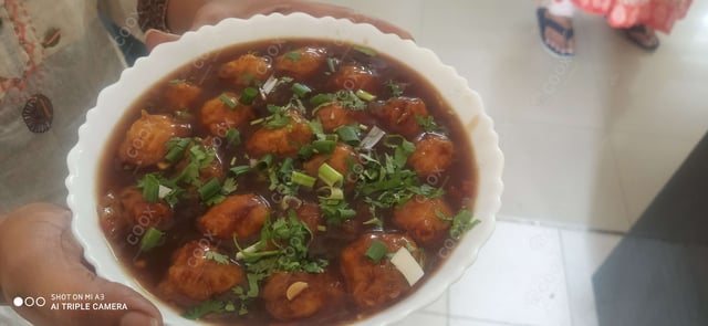 Delicious Veg Manchurian (Gravy) prepared by COOX