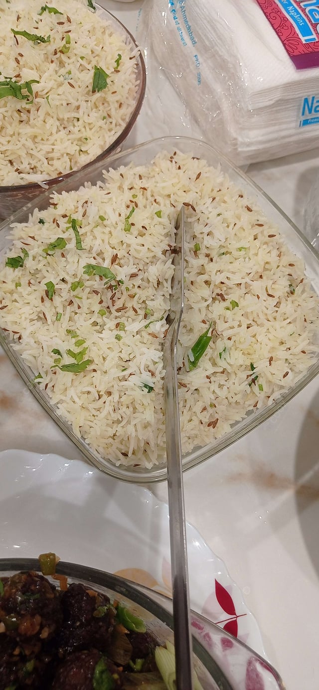 Delicious Jeera Rice prepared by COOX