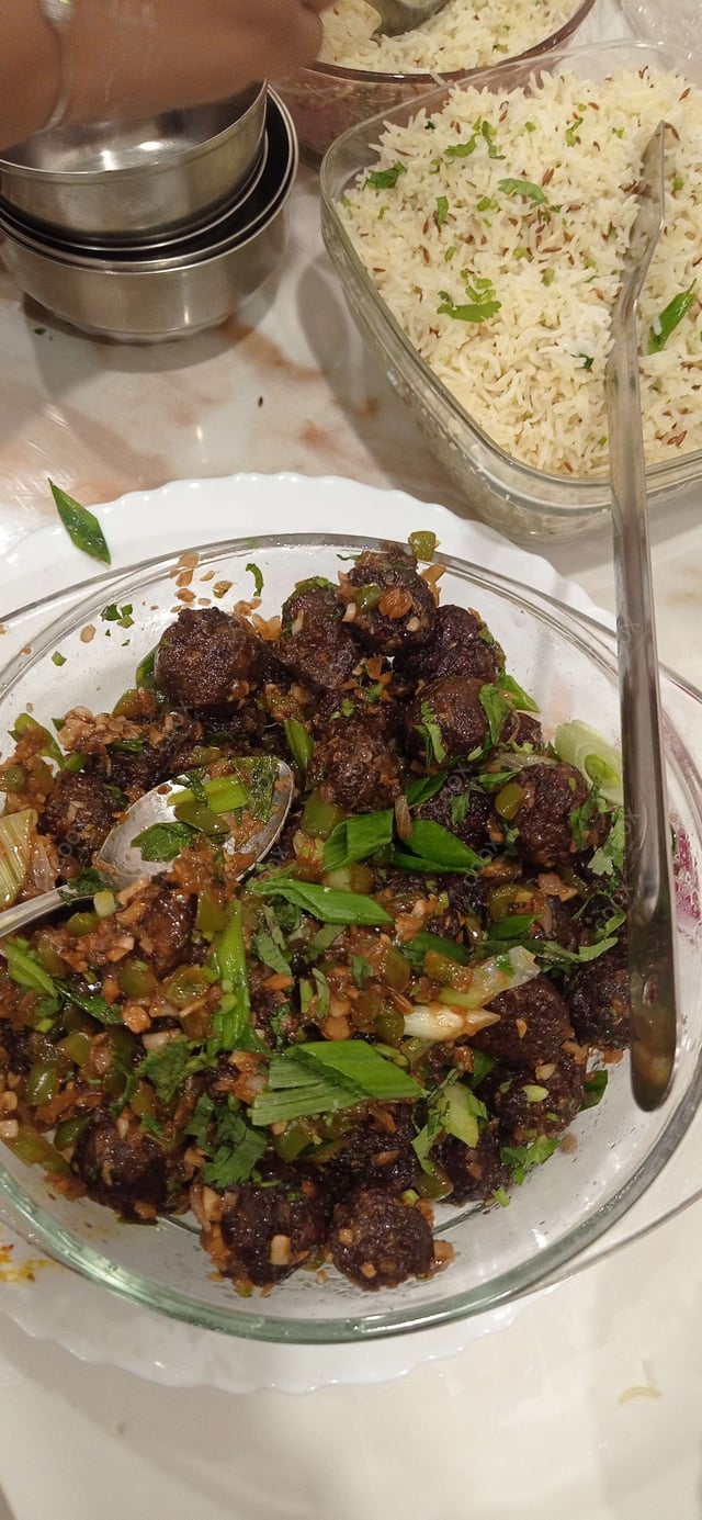 Delicious Veg Manchurian (Dry) prepared by COOX