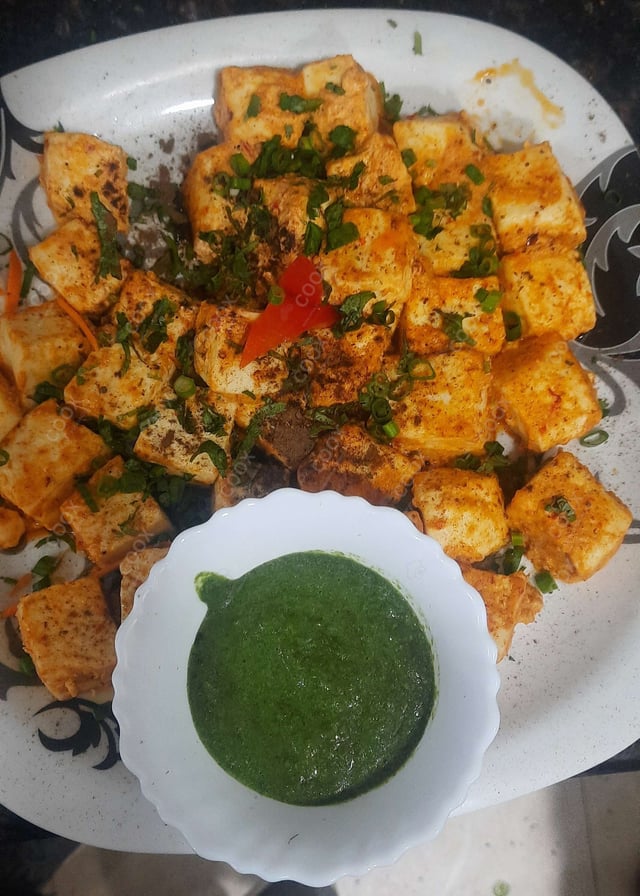 Delicious Paneer Tikka prepared by COOX