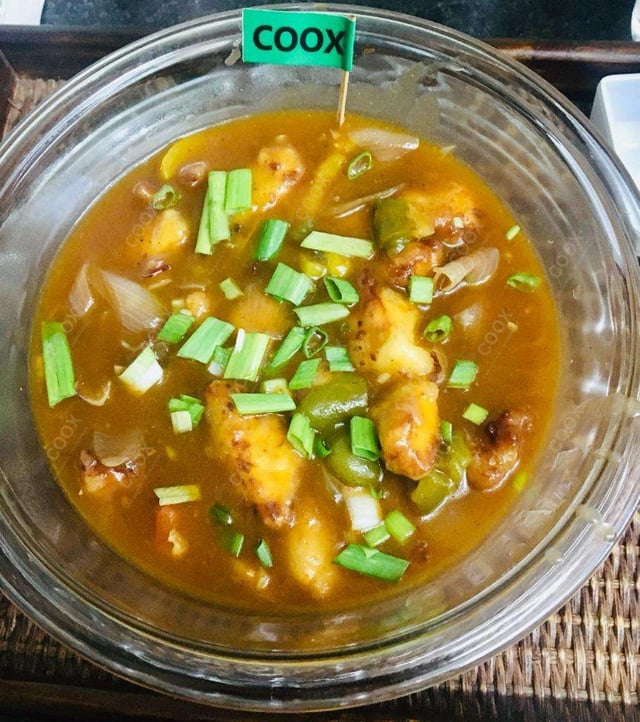 Delicious Chilly Paneer (Gravy) prepared by COOX