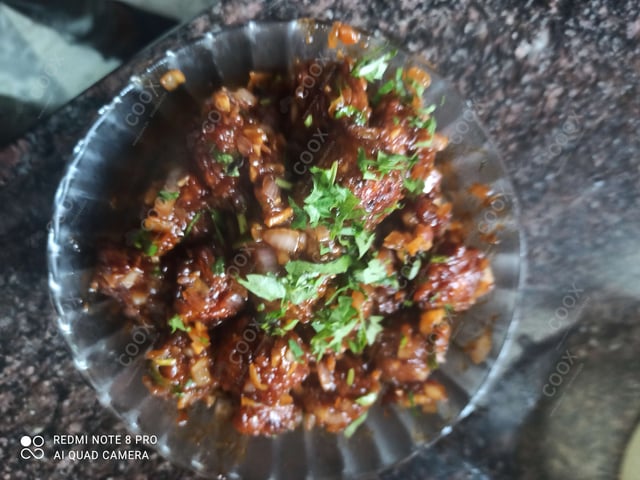 Delicious Veg Manchurian (Dry) prepared by COOX