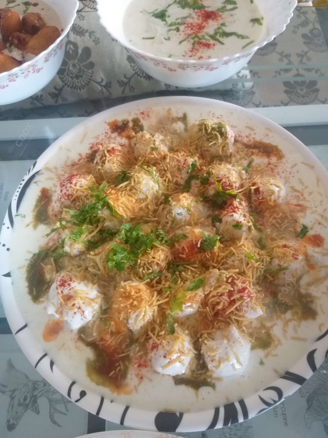 Delicious Dahi Bhalla prepared by COOX