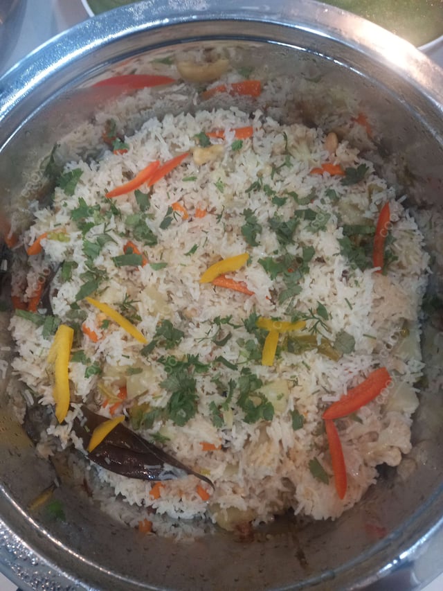 Delicious Veg Pulao prepared by COOX