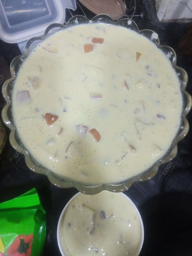 Delicious Fruit Custard prepared by COOX