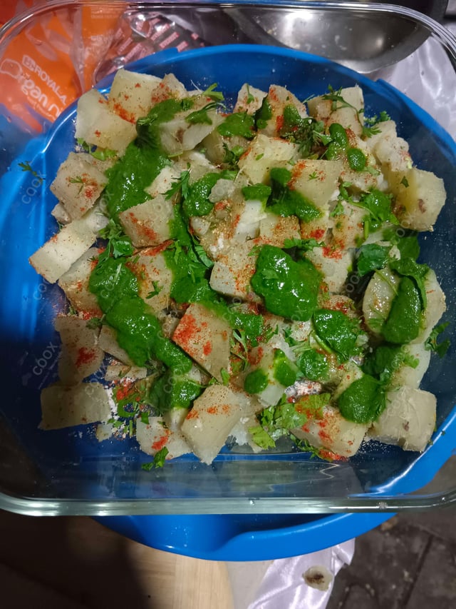 Delicious Shakarkandi Chaat prepared by COOX