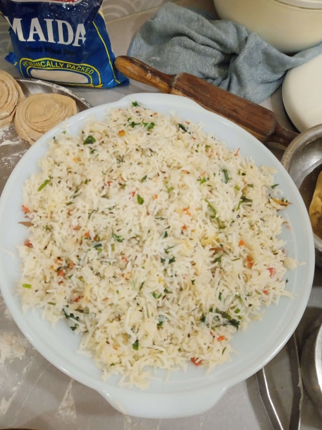 Delicious Jeera Rice prepared by COOX