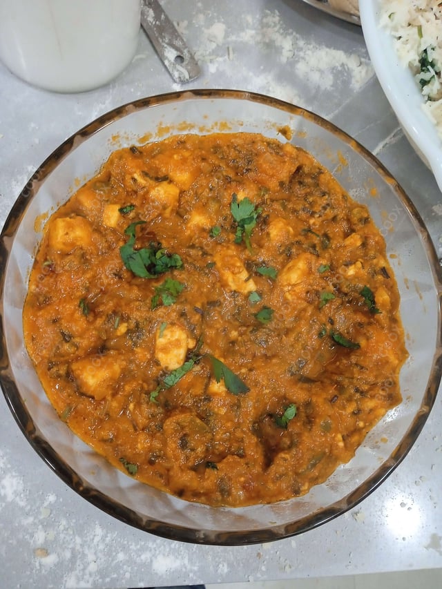 Delicious Paneer Lababdar prepared by COOX