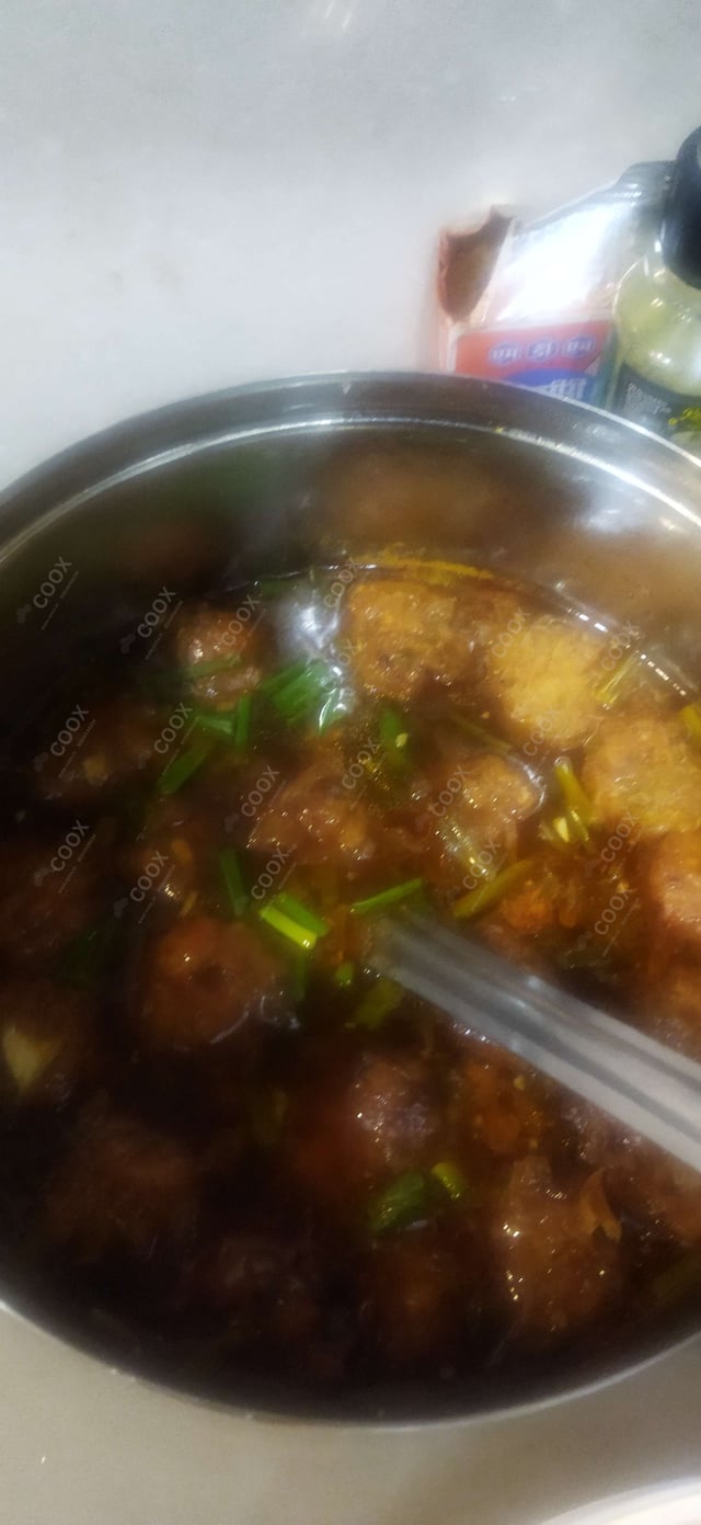 Delicious Veg Manchurian (Gravy) prepared by COOX