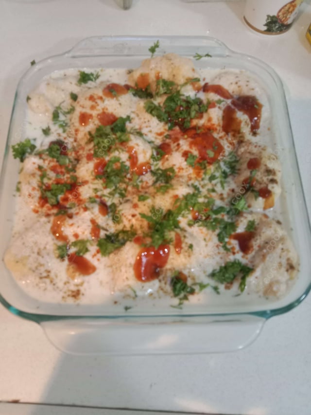 Delicious Dahi Bhalla prepared by COOX