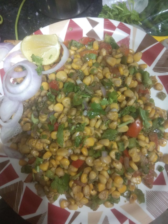 Delicious Corn Chaat prepared by COOX