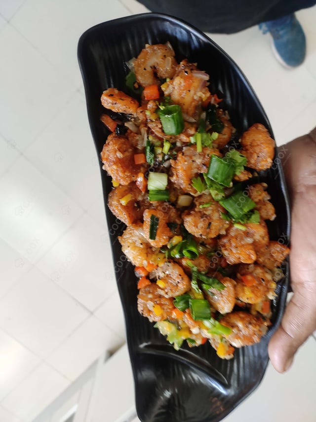 Delicious Prawns Salt and Pepper prepared by COOX