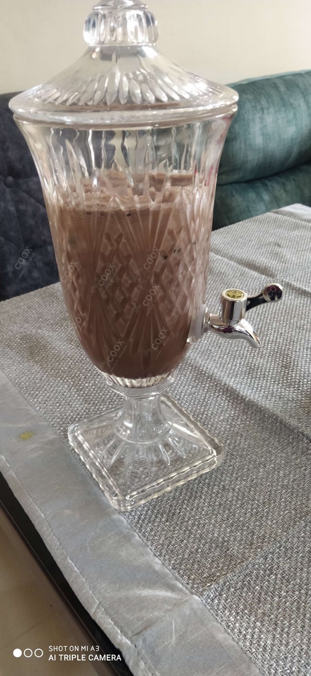 Delicious Chocolate Milkshake prepared by COOX