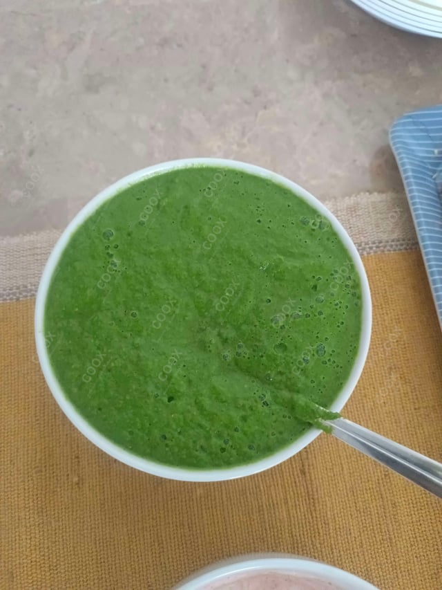 Delicious Green Chutney prepared by COOX