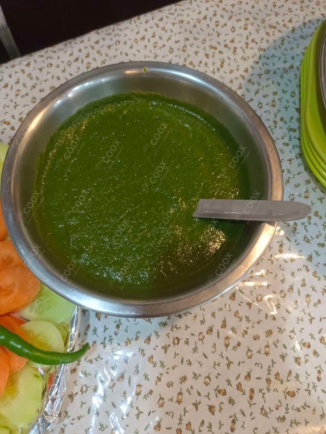 Delicious Green Chutney prepared by COOX