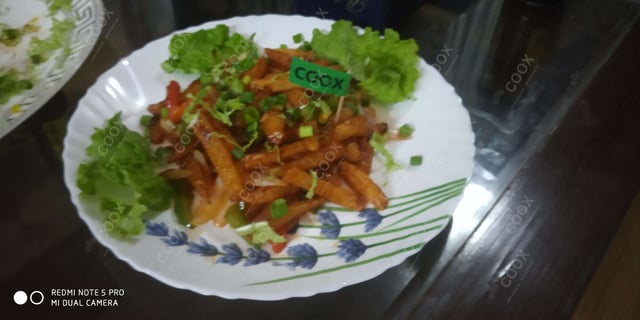 Delicious Honey Chilly Potato prepared by COOX