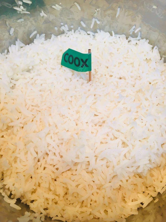 Delicious Steamed Rice prepared by COOX