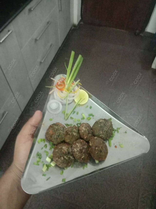 Delicious Hariyali Kebab prepared by COOX