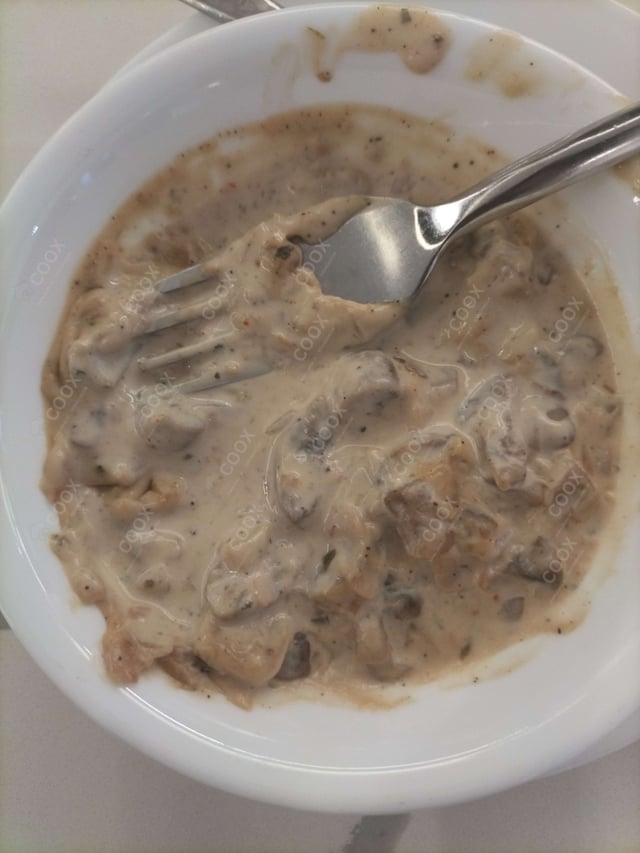 Delicious Cream of Mushroom prepared by COOX