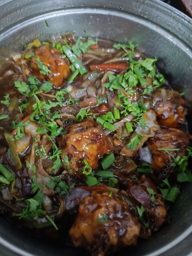 Delicious Veg Manchurian (Gravy) prepared by COOX