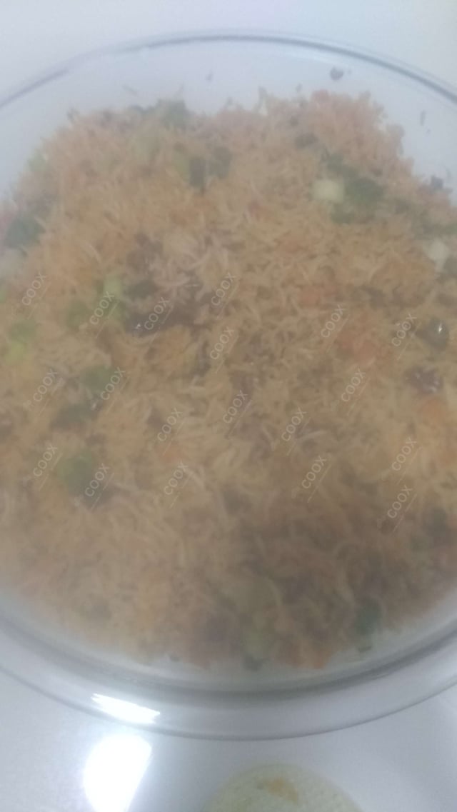 Delicious Veg Fried Rice prepared by COOX