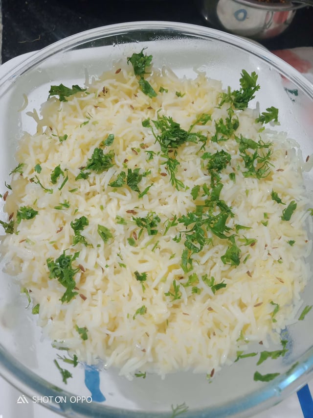 Delicious Steamed Rice prepared by COOX