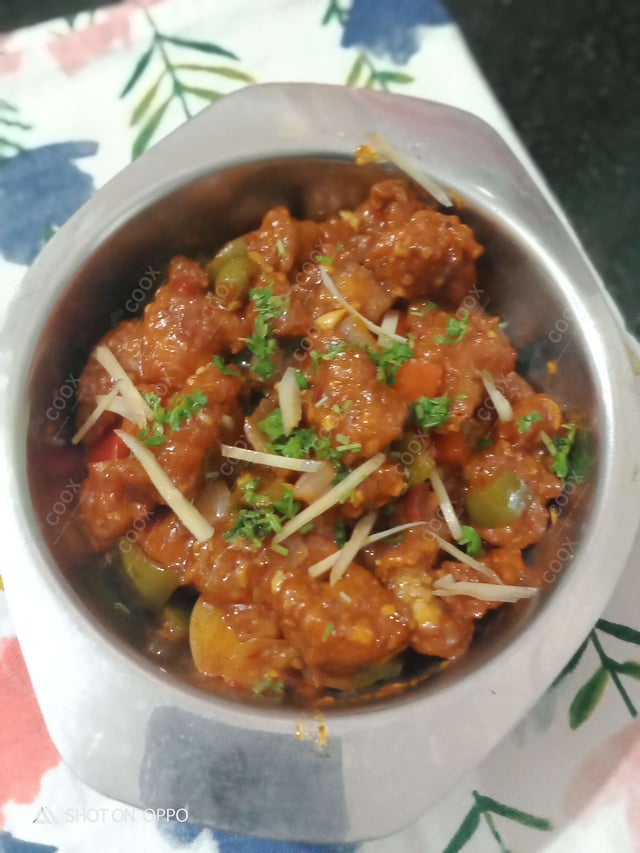 Delicious Chilly Chicken prepared by COOX