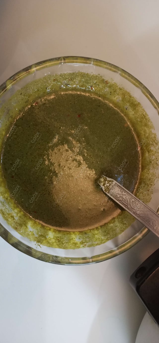 Delicious Green Chutney prepared by COOX