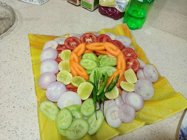 Delicious Salad, Papad prepared by COOX