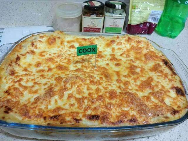 Delicious Veg Lasagna prepared by COOX