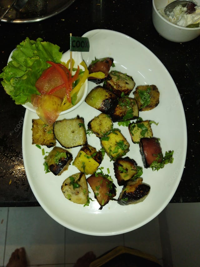 Delicious Grilled Fruit Chaat prepared by COOX