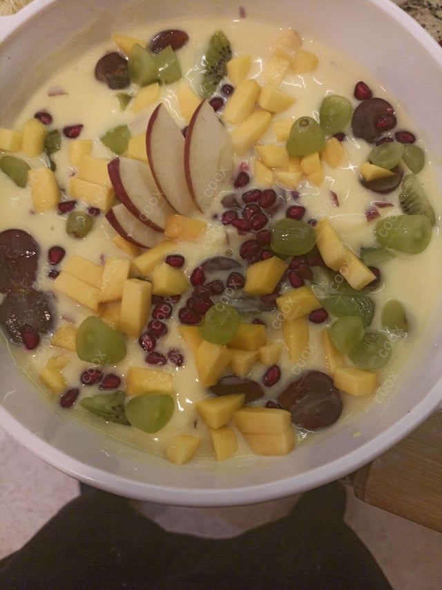 Delicious Fruit Custard prepared by COOX