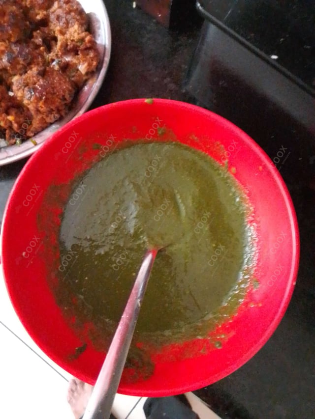 Delicious Green Chutney prepared by COOX