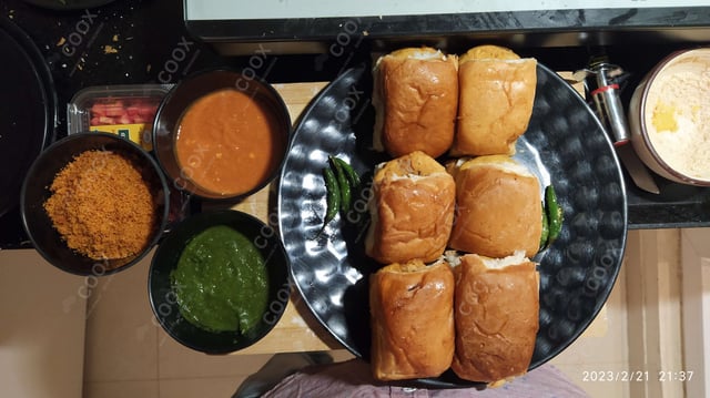 Delicious Vada Pav prepared by COOX