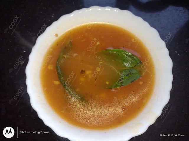 Delicious Tomato Basil Soup prepared by COOX