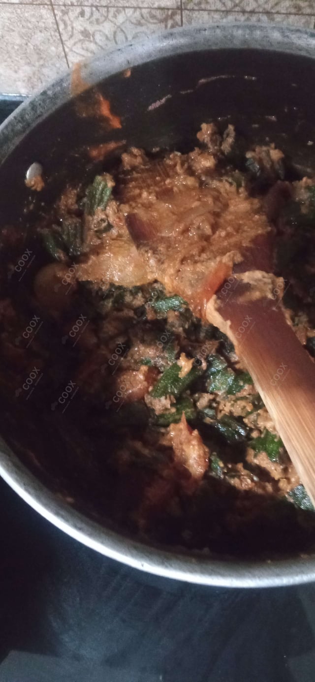 Delicious Bhindi do Pyaza prepared by COOX