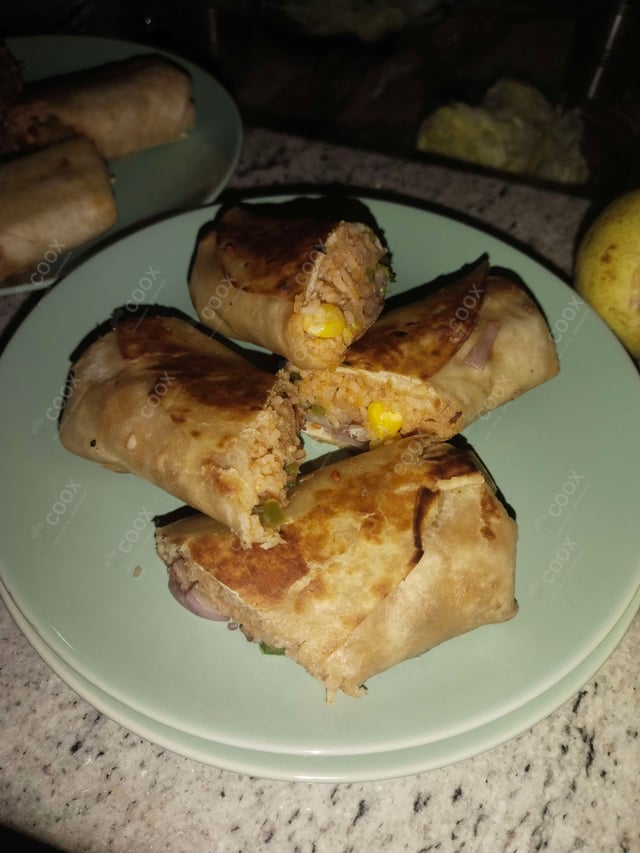 Delicious Veg Burritos prepared by COOX