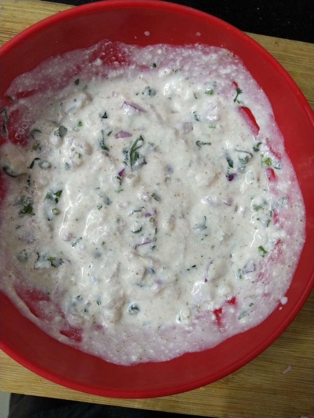 Delicious Plain Raita prepared by COOX