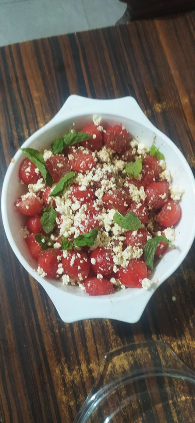 Delicious Watermelon Feta Salad prepared by COOX