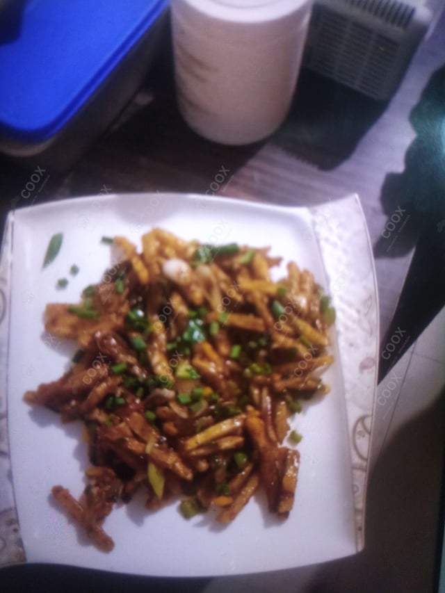 Delicious Honey Chilli Potato prepared by COOX